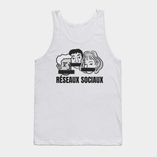 censure reseaux sociaux illustration Tank Top